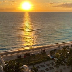 Photo of sunrise from apartment