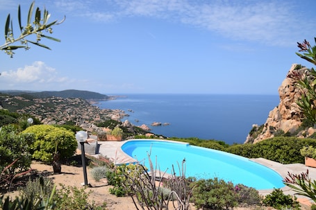 Privatpool mit View