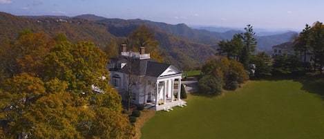 Aerial view of Mansion