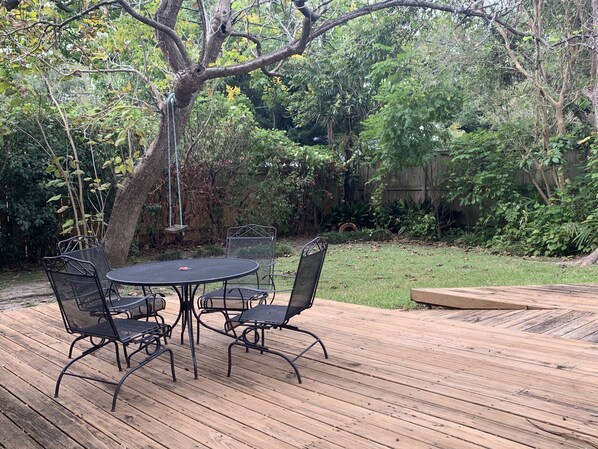 Backyard deck 
