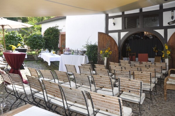Área de bodas al aire libre