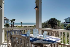 Gazebo porch with ocean view