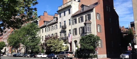 Our block along Beacon Street