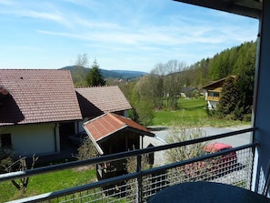 Haus Vierjahreszeiten (Bodenmais)-Blick Balkon A11