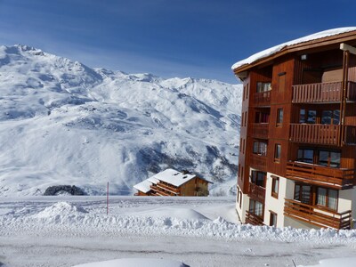 The 3 valleys - Les Menuires - Reberty 2000 - 4/5 pers -Skis on the feet