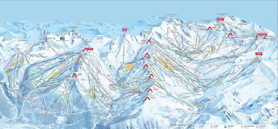 The 3 valleys - Les Menuires - Reberty 2000 - 4/5 pers -Skis on the feet