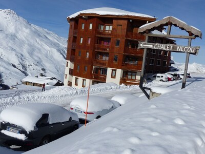 The 3 valleys - Les Menuires - Reberty 2000 - 4/5 pers -Skis on the feet