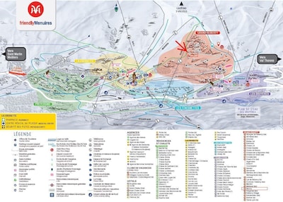 The 3 valleys - Les Menuires - Reberty 2000 - 4/5 pers -Skis on the feet