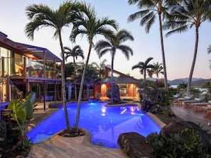 Pool/Gazebo Evening