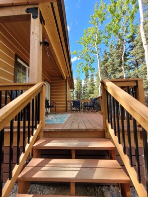 Moose Cabin porch