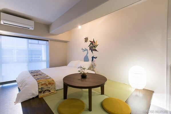 one queen size bed