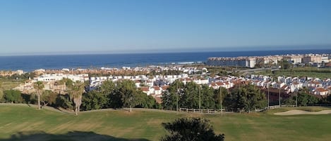 Vue sur la plage ou l’océan