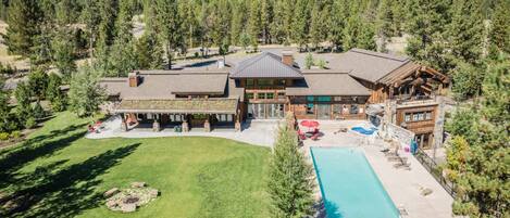 Summertime... the lodge is a 2 minute walk to fun!