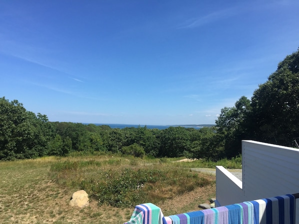 View from first floor porch to Vineyard Sound