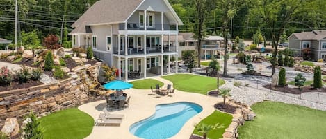 View of house from lake