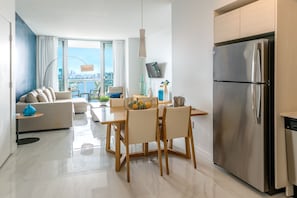 You can have a gourmet breakfast and enjoy a one million dollar view!