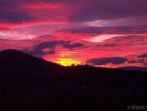 Haus Vierjahreszeiten (Bodenmais)-Sonnenuntergang