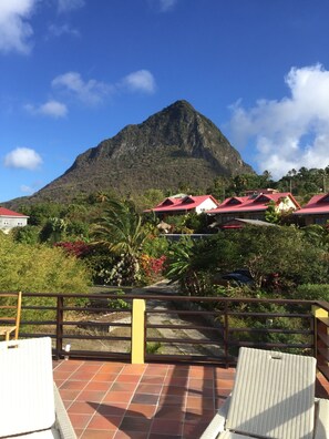 Looking north at Gros Piton from 3rd deck