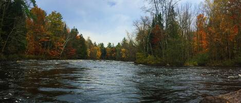 Peshtigo River in the fall.