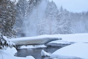 Peshtigo River in the winter.