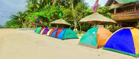 Beach Tent Camping, a great summer treat! 
