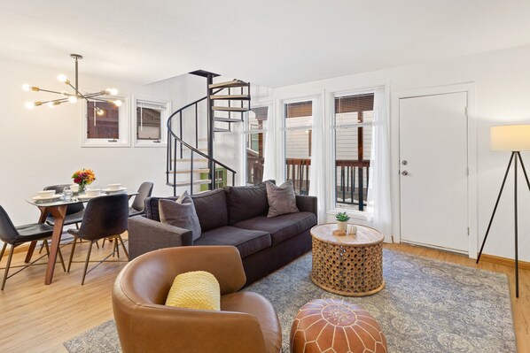 Multi-level condo located in the heart of Telluride, perfect for a family ski holiday.