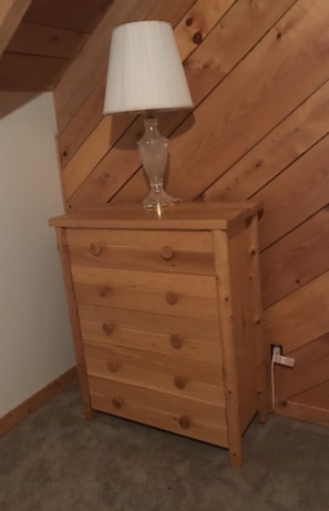 Chest of drawers in each bedroom 