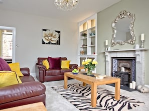 Relaxing and cosy living room | Veltham House Cottage, Bampton Nr Tiverton