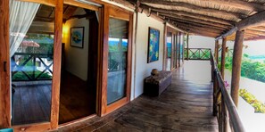 El Rancho has two bedrooms upstairs that shared a bathroom.