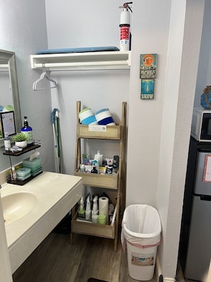 ~ Condo bathroom area.