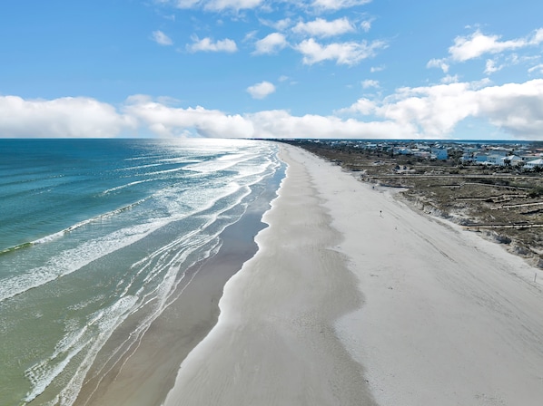 Aerial view of Seas the Day's beach aka Butler Beach