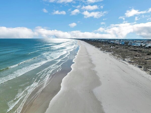 Aerial view of Seas the Day's beach aka Butler Beach (looking south)