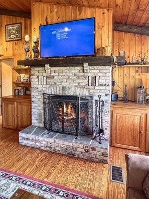 Wood Burning Fireplace