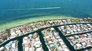 The neighborhood beach