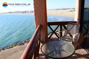 Balcony with beautiful view of the Sea of Cortes