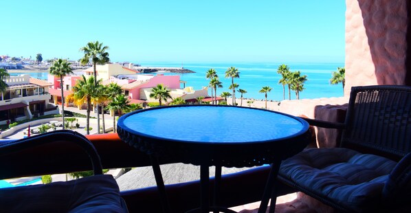 Beautiful view of the Sea of Cortes and pool side