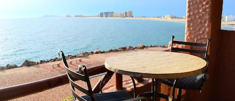 Beautiful balcony with view of the Sea of Cortés