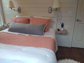 Master bedroom with cable tv