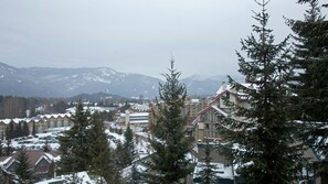 Scenic views of the village and the mountains