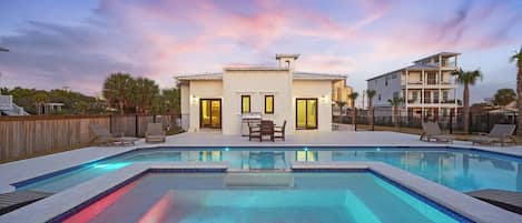 Bourbon Breeze - Beach View Vacation Rental House with Private Pool in Gulf Pines Miramar Beach, FL - Five Star Properties Destin/30A