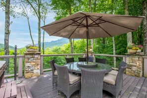 Long Range Mountain View From the Deck