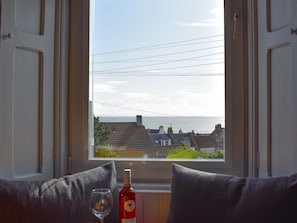 Stunning sea views from the living area | Reflections, St Monans, near Anstruther