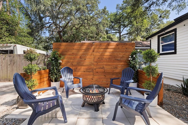 A patio built for relaxation