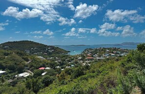 Your stunning views look out over Cruz Bay and across to St Thomas