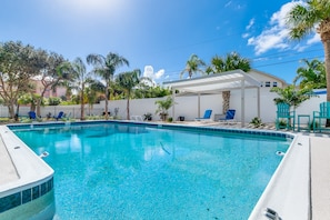 View of the Pool from the Grill Area