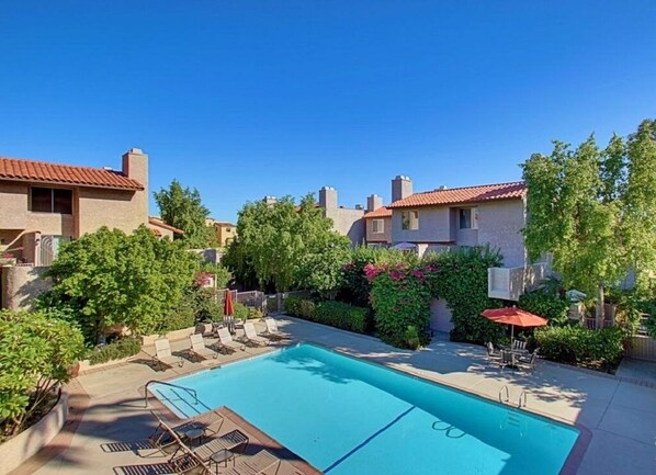 1 of 2 large main pools. This is 10 steps from patio access.