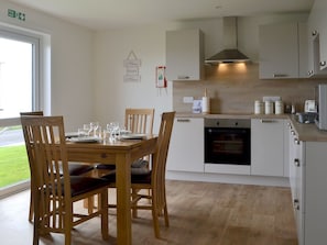 Well equipped kitchen/ dining area | Rockworks Chalets No. 2 - Rockworks Chalets, Holm, near Kirkwall