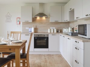 Well equipped kitchen/ dining area | Rockworks Chalets No. 2 - Rockworks Chalets, Holm, near Kirkwall