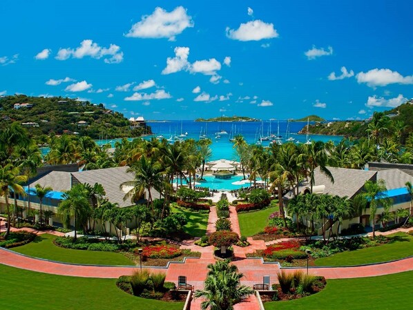 A small section of the resort but contains main pool, beach, some restaurants
