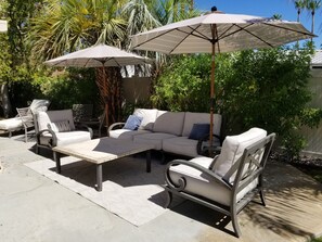 Multiple Patio Seating Areas